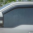 Load image into Gallery viewer, Rough Country Side Window Deflectors | Tape On Rain Guard | Ford F-150 (17-24) F-250 (15-24) 931524 - Installation View
