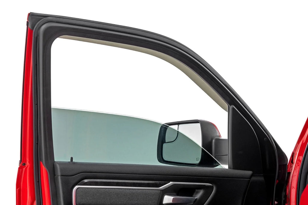 Rough Country Side Window Deflectors | Tape On Rain Guard | Ram 1500 (19-26)/1500 TRX (21-24) 941924 - Side View