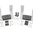 Load image into Gallery viewer, Rough Country Single Hoop Step | Universal | Alum | Pair | Multiple Makes &amp; Models (Chevy/Ford/GMC/Ram) 117510 - Back View