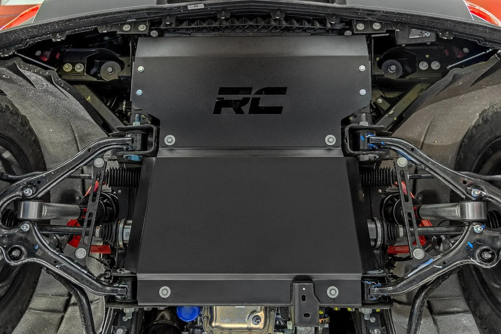 Rough Country Skid Plate Kit | Chevy Silverado 1500 4WD (2019-2026) - Side View