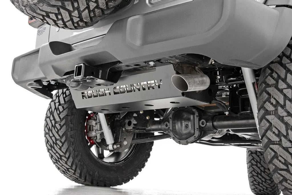 Rough Country Skid Plate | Muffler | Jeep Wrangler JL/Wrangler Unlimited 4WD (2018-2024) 10599 - Main Product View