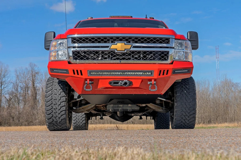 Rough Country Skid Plate | Prerunner Bumper | Chevy Silverado 2500 HD 2WD/4WD (2007-2014) 10800 - Additional View 5