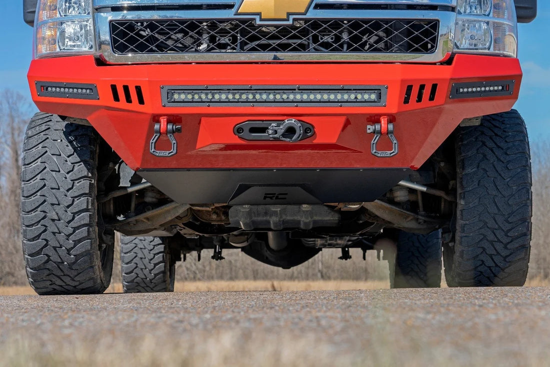 Rough Country Skid Plate | Prerunner Bumper | Chevy Silverado 2500 HD 2WD/4WD (2007-2014) 10800 - Additional View 6