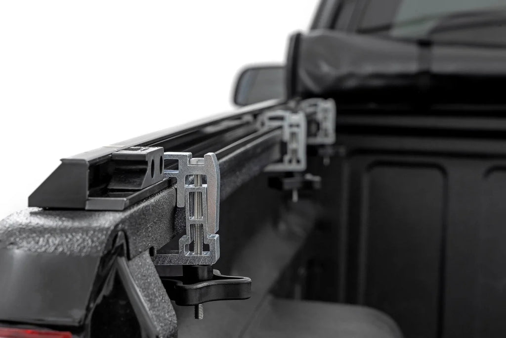 Rough Country Soft Roll Up Bed Cover | 6'7" Bed | Chevy/GMC 1500 (00-06 & Classic) - Installation View