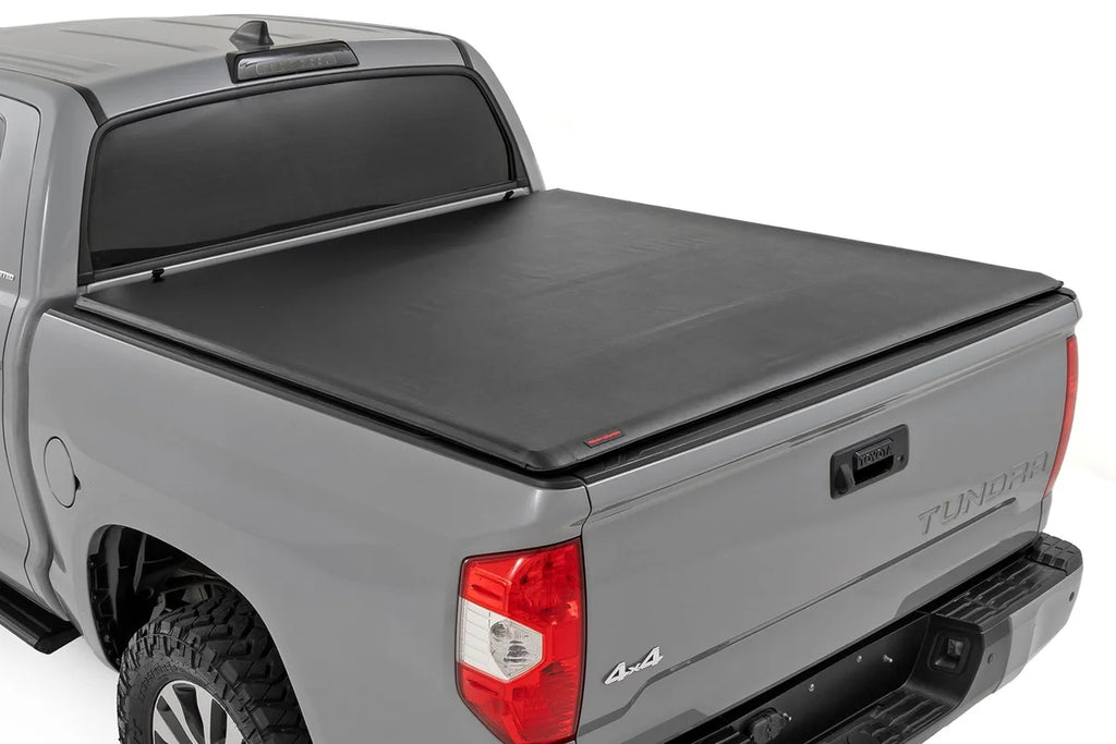 Rough Country Soft Roll Up Bed Cover | 6'7 Bed | Toyota Tundra 2WD/4WD (2007-2021) - Main Product View