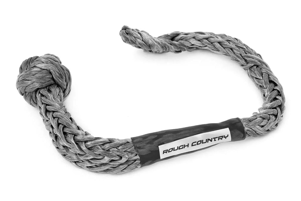 Rough Country Soft Shackle | 7/16 Inch | Gray RS135 - Installation View