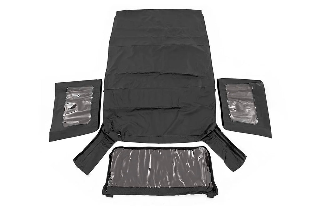 Rough Country Soft Top | Replacement | Black | 4 Door | Jeep Wrangler Unlimited (07-09) RC85130.35 - Main Product View
