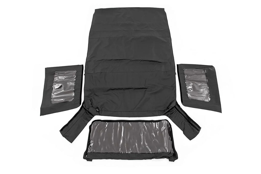 Rough Country Soft Top | Replacement | Black | 4 Door | Jeep Wrangler Unlimited (10-18) RC85570.35