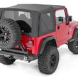 Load image into Gallery viewer, Rough Country Soft Top | Replacement | Black | Half Doors | Jeep Wrangler YJ 4WD (87-95) RC84050.35 - Main Product View