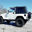 Load image into Gallery viewer, Rough Country Soft Top | Replacement | Black | Full Doors | Jeep Wrangler TJ 4WD (97-06) RC85020.35 - Top View