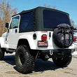 Load image into Gallery viewer, Rough Country Soft Top | Replacement | Black | Full Doors | Jeep Wrangler TJ 4WD (97-06) RC85020.35 - Top View