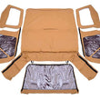 Load image into Gallery viewer, Rough Country Soft Top | Replacement | Spice | Half Doors | Jeep Wrangler TJ 4WD (97-06) RC85350.70 - Top View