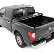 Load image into Gallery viewer, Rough Country Soft Tri-Fold Bed Cover | 5'7" Bed | Nissan Titan 2WD/4WD (2017-2024) - Installation View