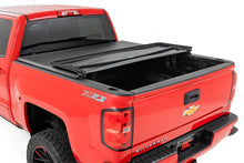 Load image into Gallery viewer, Rough Country Soft Tri-Fold Bed Cover | 5'9" Bed | Chevy/GMC 1500 (14-18 &amp; Classic) - Side View