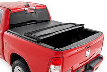 Load image into Gallery viewer, Rough Country Soft Tri-Fold Bed Cover | 6&#39;4&quot; Bed | Ram 1500 (19-25)/1500 TRX (21-24) 41309650 - Detail View