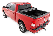 Load image into Gallery viewer, Rough Country Soft Tri-Fold Bed Cover | 6'4" Bed | Ram 1500 (19-26)/1500 TRX (21-24) - Back View