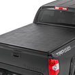 Load image into Gallery viewer, Rough Country Soft Tri-Fold Bed Cover | With &amp; W/O OE Rails | 6'7" Bed | Toyota Tundra (07-26) - Main Product View