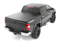 Load image into Gallery viewer, Rough Country Soft Tri-Fold Bed Cover | With &amp; W/O OE Rails | 6'7" Bed | Toyota Tundra (07-26) - Side View