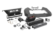 Load image into Gallery viewer, Rough Country Spare Tire Carrier Delete | 8 Inch BLK Ser LED | Jeep Wrangler JL (18-24) 10584 - Main Product View