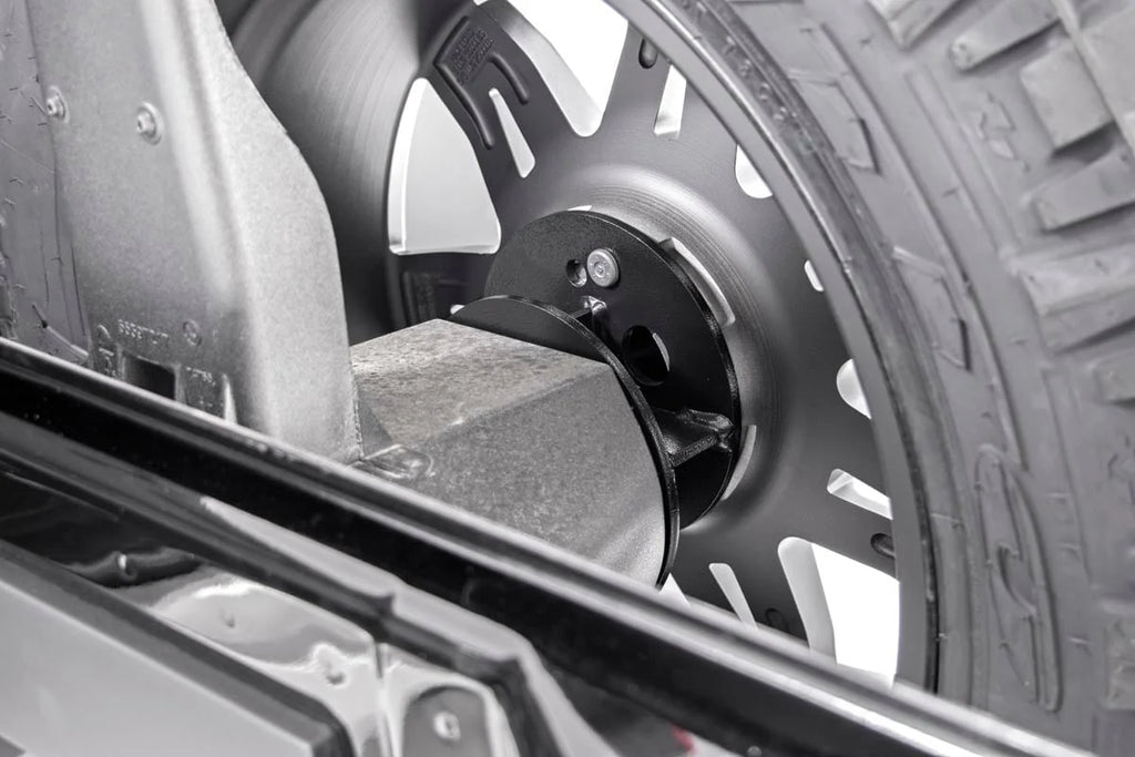 Rough Country Spare Tire Carrier Spcr | Jeep Wrangler JK/Wrangler TJ/Wrangler Unlimited 1053 - Side View