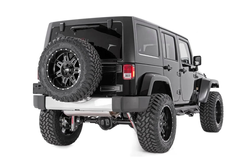Rough Country Spare Tire Carrier Spcr | Jeep Wrangler JK/Wrangler TJ/Wrangler Unlimited 1053 - Back View