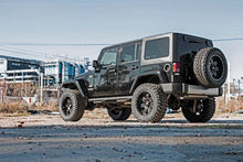 Load image into Gallery viewer, Rough Country Spare Tire Carrier Spcr | Jeep Wrangler JK/Wrangler TJ/Wrangler Unlimited 1053 - Installation View