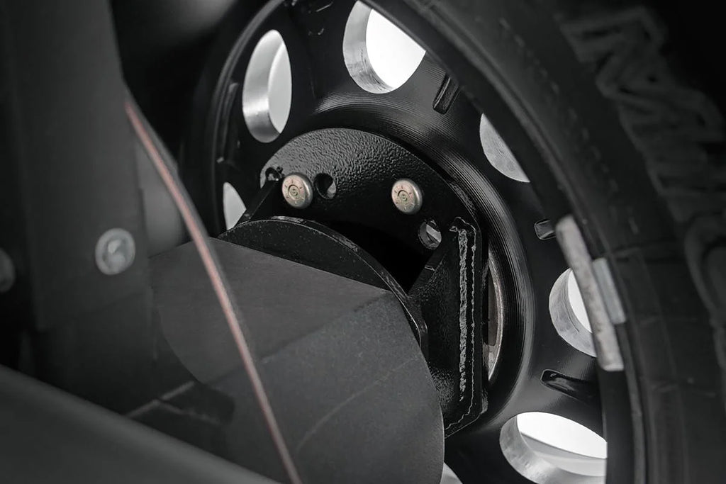 Rough Country Spare Tire Carrier Spcr | Jeep Wrangler JK/Wrangler TJ/Wrangler Unlimited 1053 - Installation View