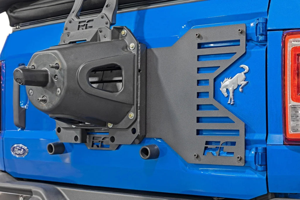 Rough Country Spare Tire Relocation | Tailgate Reinforcement | Ford Bronco 4WD (2021-2024) 51055 - Side View