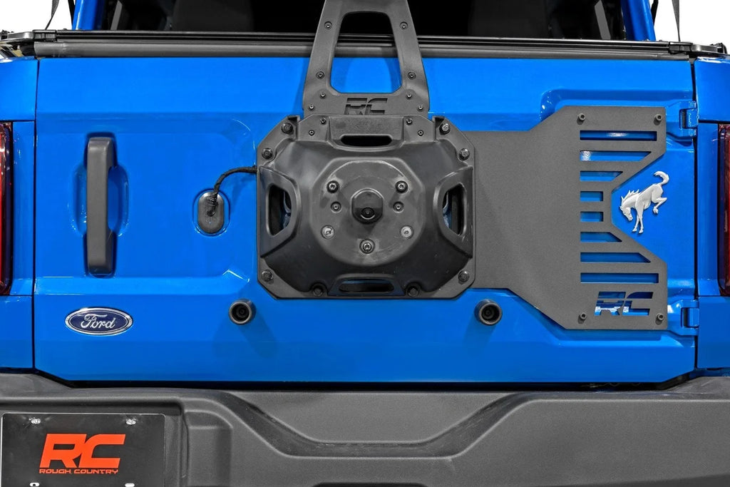Rough Country Spare Tire Relocation | Tailgate Reinforcement | Ford Bronco 4WD (2021-2024) 51055 - Back View