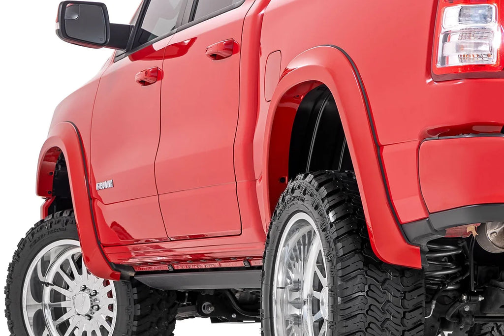 Rough Country Sport Fender Flares | PAR Maximum Steel | Ram 1500 2WD/4WD (2019-2024) S-D10914-PAR - Installation View