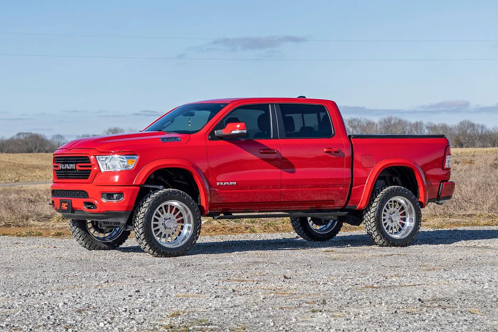 Rough Country Sport Fender Flares | PBJ┬áHydro Blue | Ram 1500 2WD/4WD (2019-2024) S-D10914-PBJ - Installation View