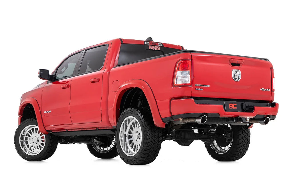 Rough Country Sport Fender Flares | PXQ Black Metallic | Ram 1500 2WD/4WD (2019-2024) S-D10914-PXQ - Installation View