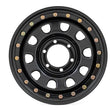 Load image into Gallery viewer, Rough Country Steel Simulated Bead Lock Wheel | Black | 15x10 | 5x4.5 | 3.30 Bore | -39 - Side View