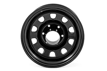 Load image into Gallery viewer, Rough Country Steel Wheel | Black | 16x8 | 5x5 | 3.30 Bore | -12 RC52-6873 - Side View