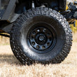 Load image into Gallery viewer, Rough Country Steel Wheel | Black | 17x9 | 5x4.5 | 3.30 Bore | +0mm - Installation View