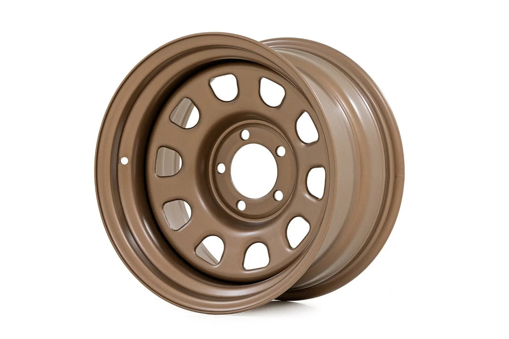 Rough Country Steel Wheel | Bronze | 15x8 | 5x4.5 | 3.30 Bore | -19 - Main Product View