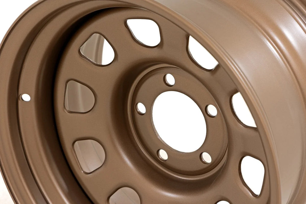 Rough Country Steel Wheel | Bronze | 15x8 | 5x4.5 | 3.30 Bore | -19 - Additional View 5