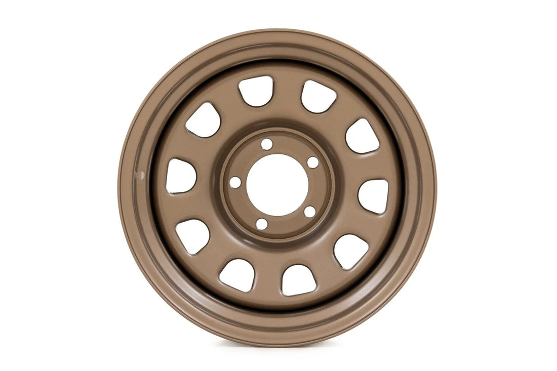 Rough Country Steel Wheel | Bronze | 16x8 | 6x5.5 | 4.25 Bore | -12 - Installation View