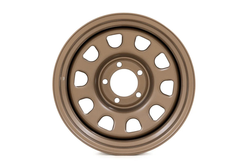 Rough Country Steel Wheel | Bronze | 16x8 | 6x5.5 | 4.25 Bore | -12 - Installation View