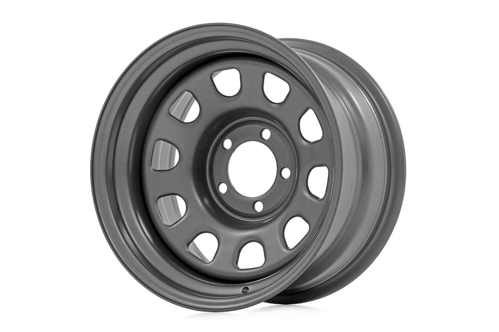 Rough Country Steel Wheel | Gray | 17x9 | 5x5 | 3.30 Bore | -12 - Main Product View