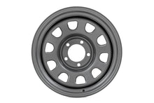 Load image into Gallery viewer, Rough Country Steel Wheel | Gray | 17x9 | 5x5 | 3.30 Bore | -12 - Side View