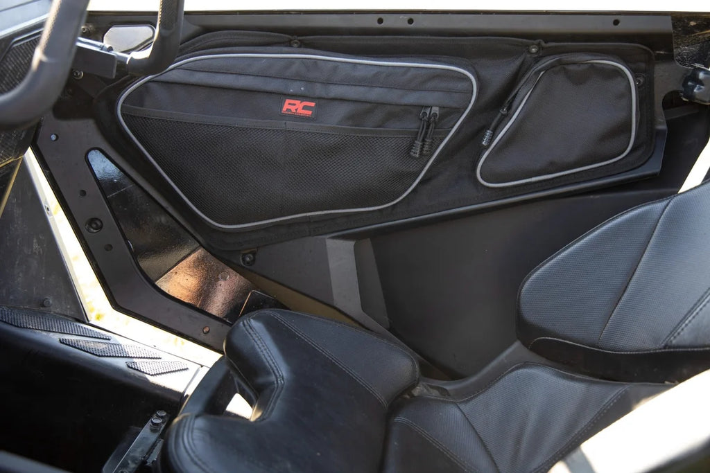 Rough Country Storage Bags | Front Door | Polaris RZR PRO 93070 - Back View