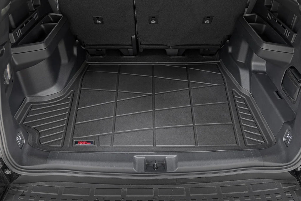 Rough Country Sure-Fit Floor Mats | Cargo Mat | Toyota 4Runner 2WD/4WD (2025-2026) - Side View