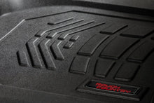 Load image into Gallery viewer, Rough Country Sure-Fit Floor Mats | FR &amp; RR | FR Over Hump | Crew | Chevy/GMC 1500/2500HD/3500HD (19-26) - Back View