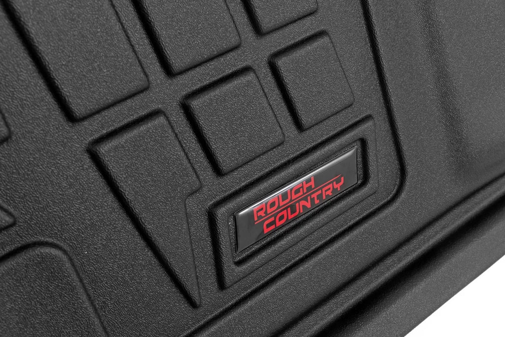 Rough Country Sure-Fit Floor Mats | Front | Chevy/GMC 1500 (99-06 & Classic) - Installation View