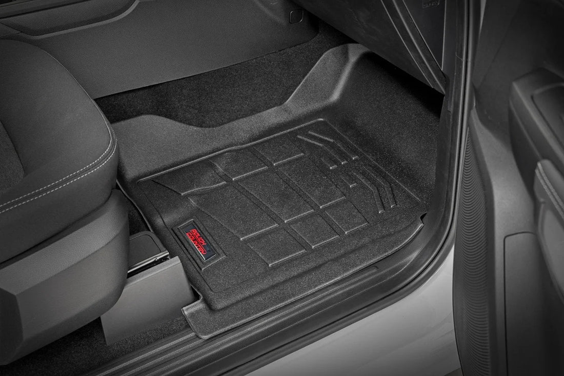 Rough Country Sure-Fit Floor Mats | Front | Crew | Ford Ranger 2WD/4WD (2024-2026) - Detail View