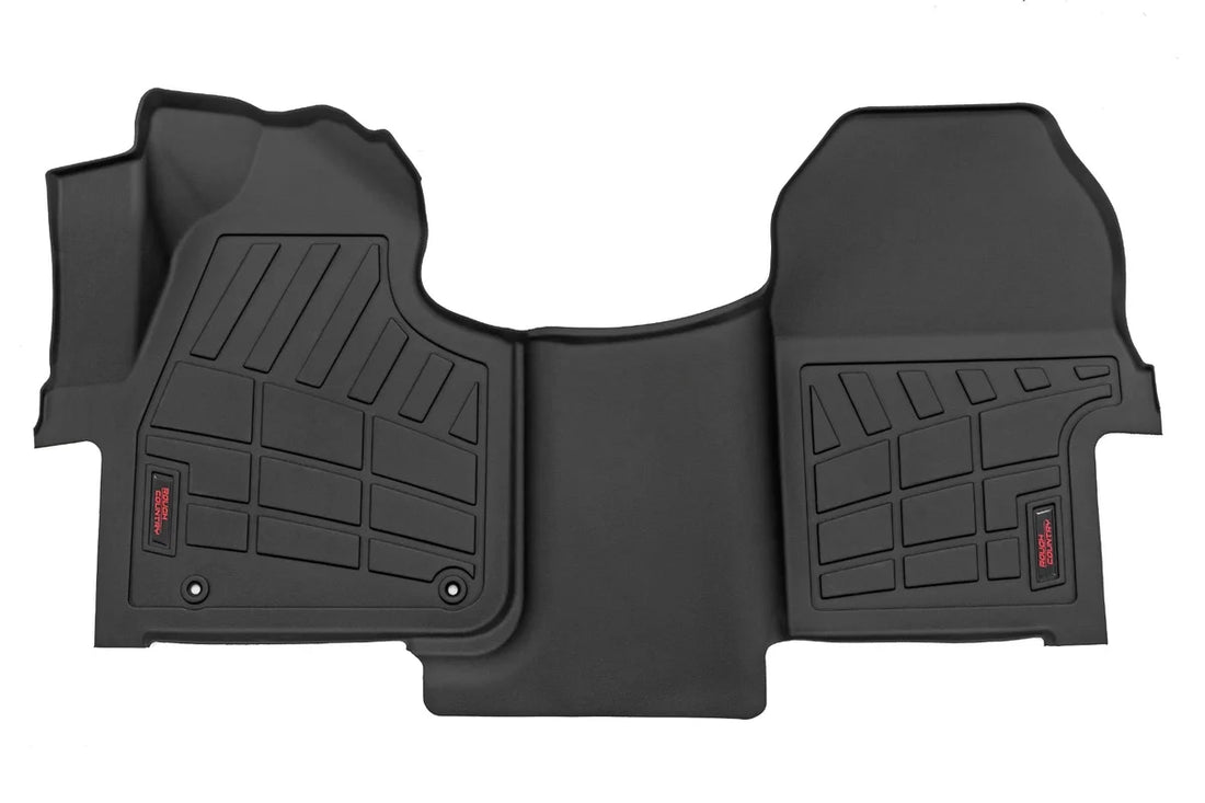 Rough Country Sure-Fit Floor Mats | Front | Mercedes-Benz Sprinter 2500/Sprinter 3500 (19-25) SM91901 - Fitment View