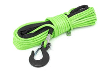 Load image into Gallery viewer, Rough Country Synthetic Rope | 1/4 Inch  | 50 Ft | Lime Green RS142 - Side View