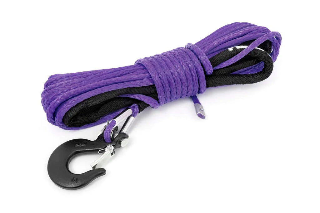 Rough Country Synthetic Rope | 1/4 Inch | 50 Ft | Purple RS162 - Main Product View