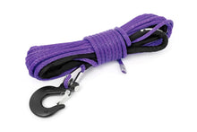 Load image into Gallery viewer, Rough Country Synthetic Rope | 1/4 Inch | 50 Ft | Purple RS162 - Main Product View